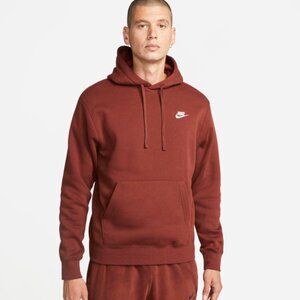 Nike Men's Hoodie Size Small - Oxen Brown